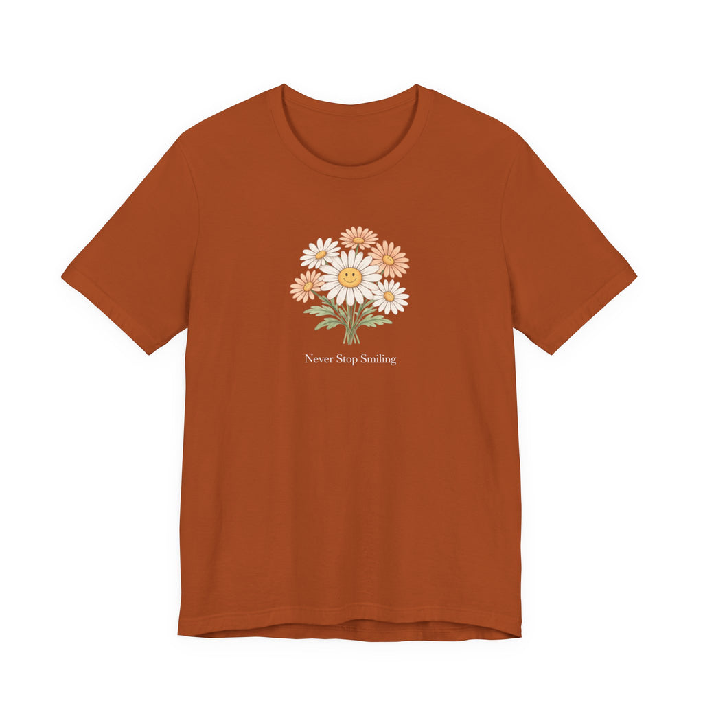 Never Stop Smiling Daisy Tee-shirt