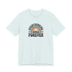 Overthinking Since Forever Retro Rainbow T-shirt