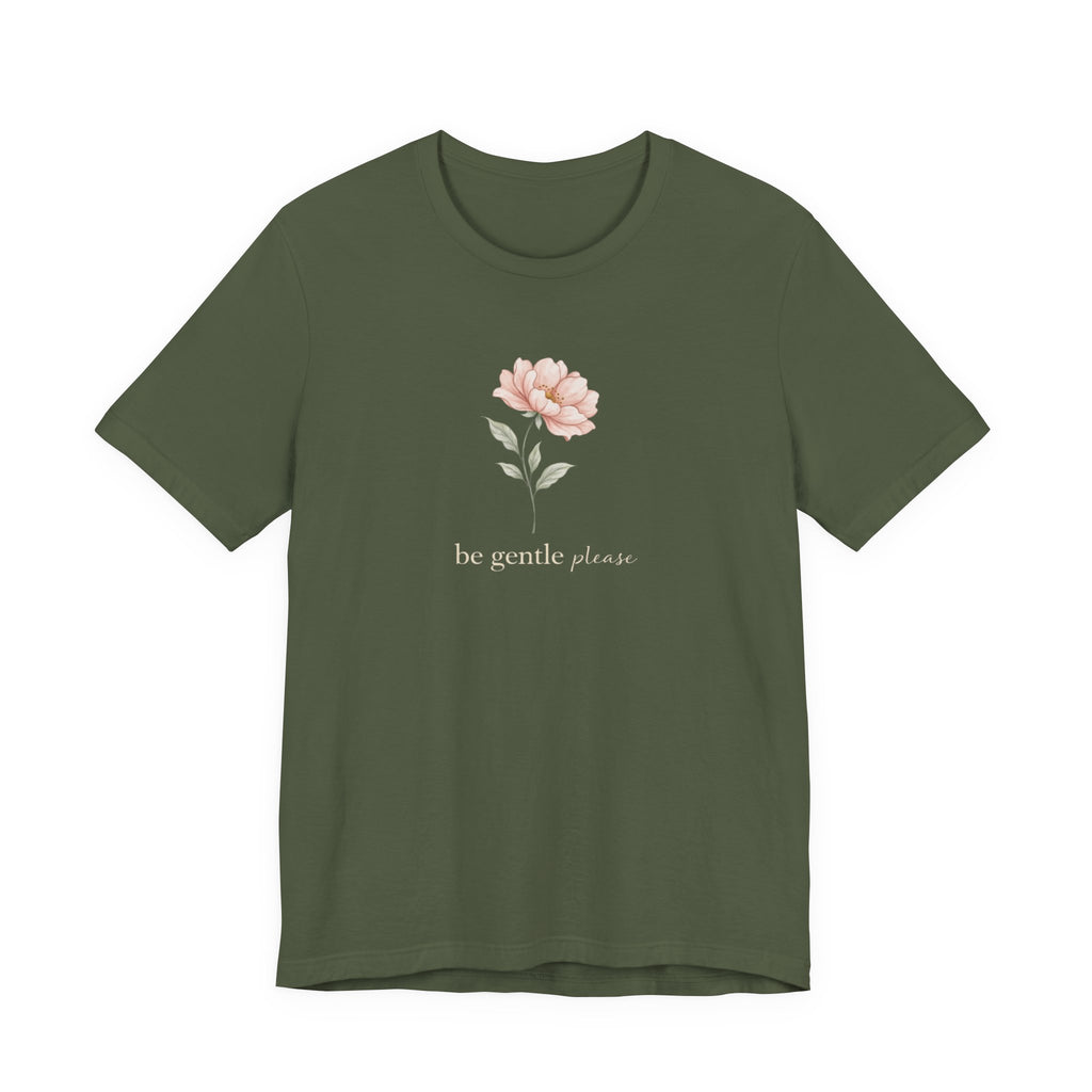 Be Gentle Please Floral T-shirt