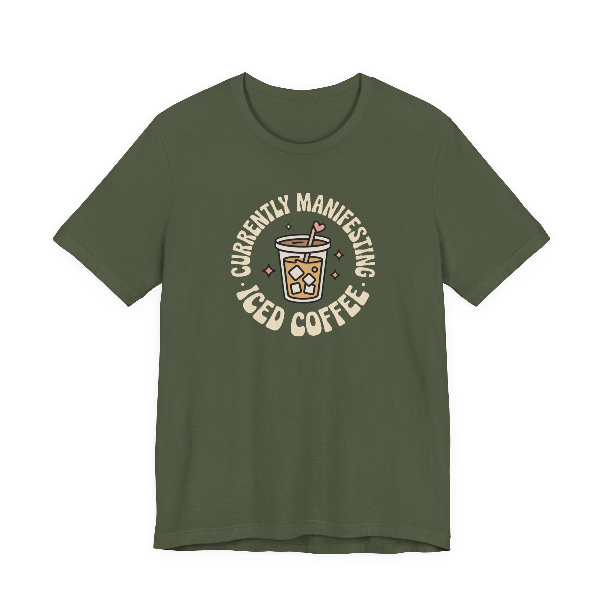 Currently Manifesting Iced Coffee T-Shirt