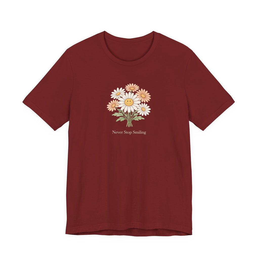 Never Stop Smiling Daisy Tee-shirt