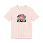 Overthinking Since Forever Retro Rainbow T-shirt