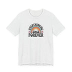 Overthinking Since Forever Retro Rainbow T-shirt