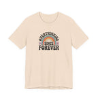 Overthinking Since Forever Retro Rainbow T-shirt