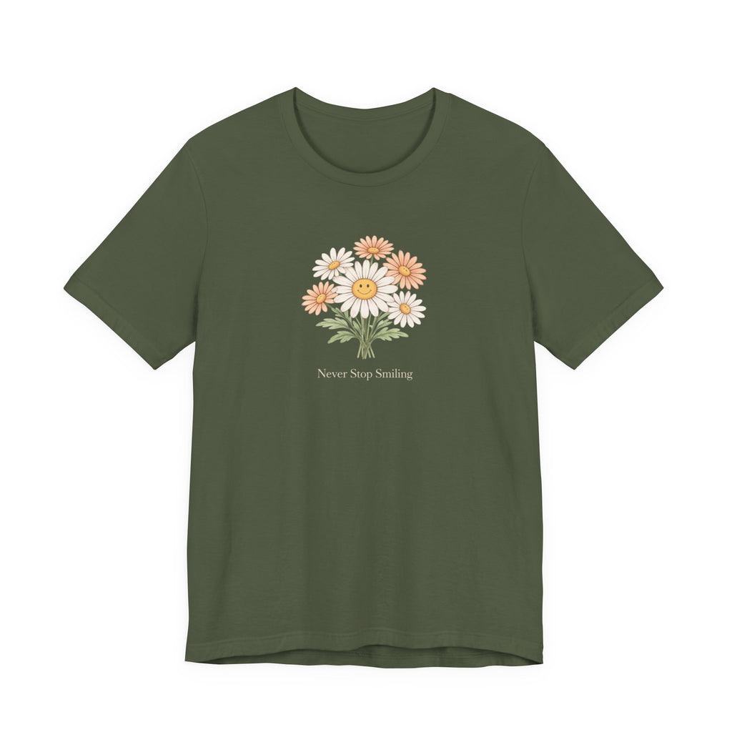 Never Stop Smiling Daisy Tee-shirt